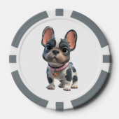 Franse Bulldog Poker Chips (Voorkant)