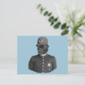  Franse Bulldog Policeman Briefkaart (Staand voorkant)
