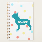 Franse Bulldog Polka Dot Planner (Voorkant)