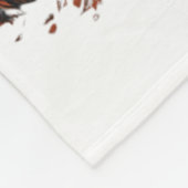 Franse Bulldog Pompoen Halloween Thanksgiving Mann Fleece Deken (Hoek)