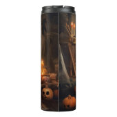 Franse Bulldog pompoenen Halloween eng Thermosbeker (Achterkant)