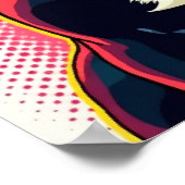 Franse Bulldog Pop Art – Bold Retro Comic Style Poster (Hoek)