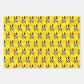 Franse Bulldog Pop Art Inpakpapier Vel (Voorkant 2)