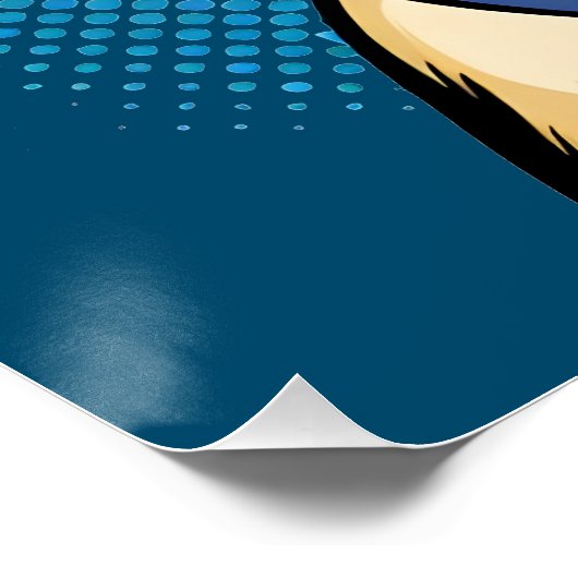 Franse Bulldog popart poster (Hoek)