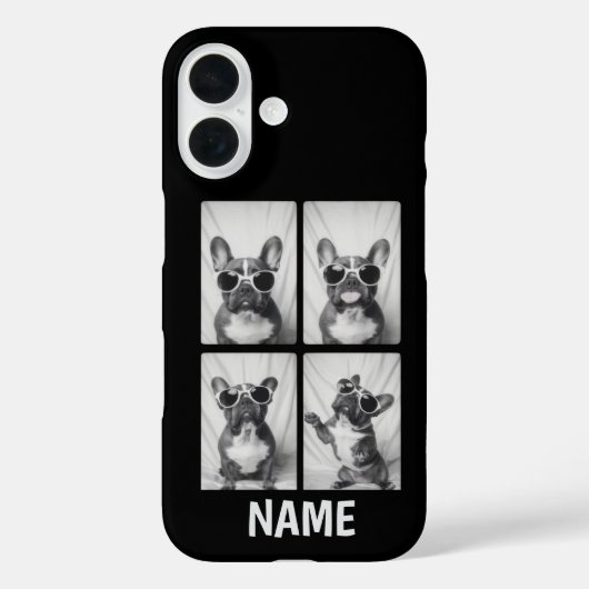 Franse Bulldog Portret gepersonaliseerde telefoonh Case-Mate iPhone Case (Achterkant)