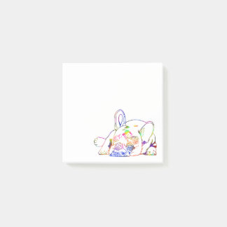 Franse bulldog post-it noten post-it® notes