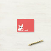 Franse bulldog Post-it notes (Op bureau)