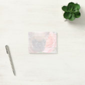 Franse Bulldog Post merkt op Post-it® Notes (Kantoor)