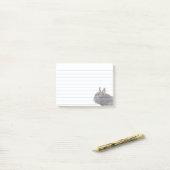 Franse Bulldog Post merkt op Post-it® Notes (Op bureau)