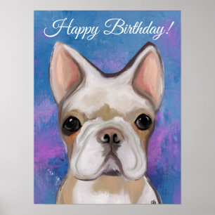 Franse Bulldog Poster