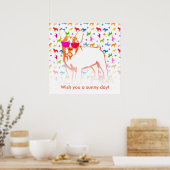 Franse Bulldog Poster (Keuken)