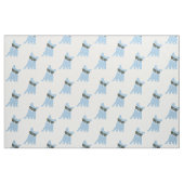 Franse Bulldog Print Fabric Stof (Fat Quarter)