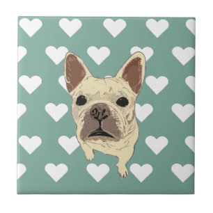 Franse Bulldog pup Tegeltje