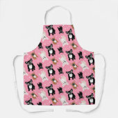 Franse Bulldog Puppies Funny Pink Schort (Voorkant)