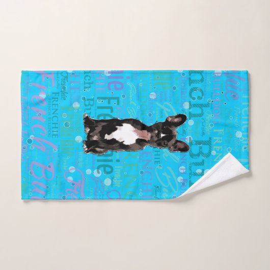 Franse bulldog Puppy Bad Handdoek (Handdoek)