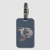 Franse bulldog Puppy Bagagelabel (Voorkant (verticaal))