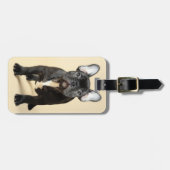 Franse bulldog Puppy Bagagelabel (Voorkant horizontaal)