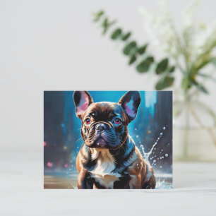 Franse bulldog Puppy Briefkaart