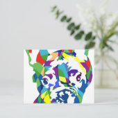 Franse Bulldog Puppy Briefkaart (Staand voorkant)