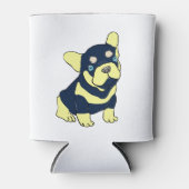Franse Bulldog Puppy Cartoon Koelbox Blikjeskoeler (Voorkant)