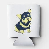 Franse Bulldog Puppy Cartoon Koelbox Blikjeskoeler (Achterkant)