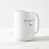 Franse Bulldog Puppy Cartoon Koffiemok (Voorkant rechts)