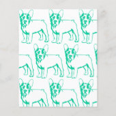 Franse bulldog Puppy Flyer (Achterkant)