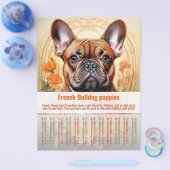 Franse Bulldog Puppy Flyer (Enkel)