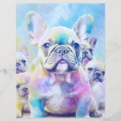 Franse Bulldog Puppy Flyer (Achterkant)