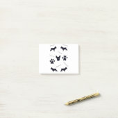 Franse bulldog Puppy Gift Post-it® Notes (Op bureau)