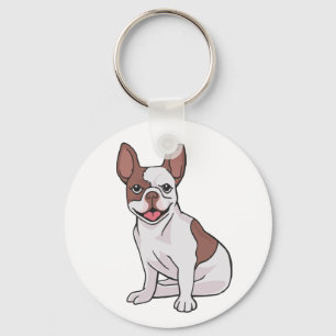 Franse Bulldog Puppy Hond Moeder Redding Adoptie L Sleutelhanger