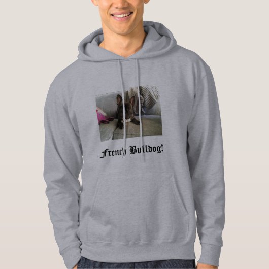 Franse bulldog Puppy Hoodie (Voorkant)