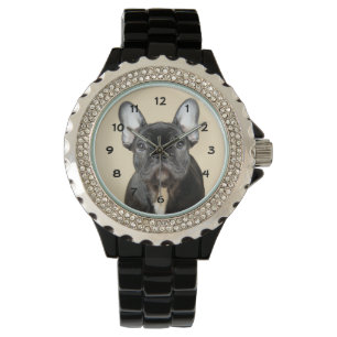 Franse bulldog Puppy Horloge