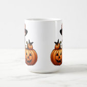 Franse Bulldog Puppy in Heks Pet met Pompoen Koffiemok (Center)