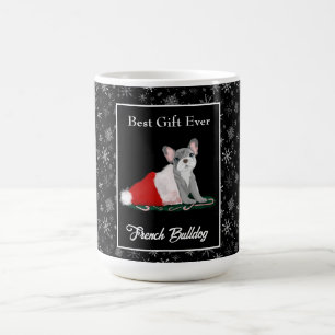 Franse Bulldog Puppy In Sinterklaas Hoed Koffiemok