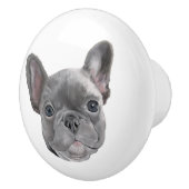 Franse bulldog Puppy Keramische Knop (Rechts)