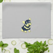 Franse Bulldog Puppy Keuken Handdoeken (Gevouwen)