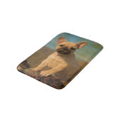 Franse Bulldog Puppy klein Badmat (Gekanteld)