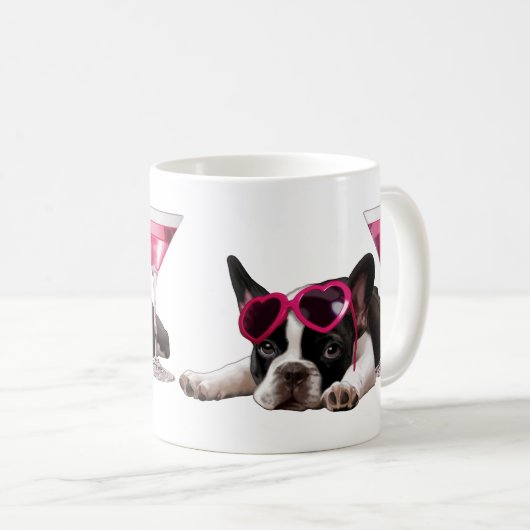 Franse bulldog Puppy Koffiemok (Voorkant rechts)