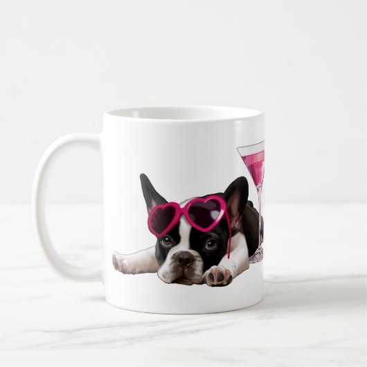 Franse bulldog Puppy Koffiemok (Links)