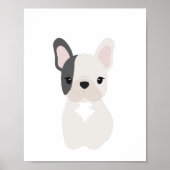 Franse Bulldog puppy kwekerij & Kinder kamer Poste Poster (Voorkant)
