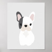 Franse Bulldog puppy kwekerij & Kinder kamer Poste Poster (Voorkant)