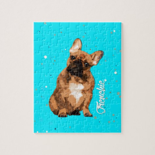 Franse bulldog Puppy Legpuzzel (Verticaal)