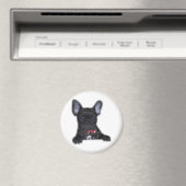 Franse bulldog Puppy Magneet (Insitu (Vaatwasser))