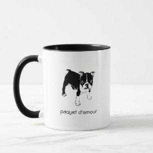 Franse Bulldog Puppy Paquet d'amour Coffee Mok