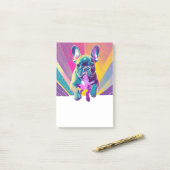 Franse bulldog Puppy Post-it® Notes (Op bureau)