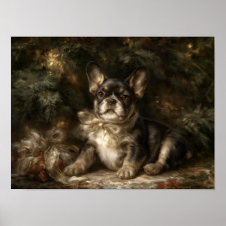 Franse Bulldog Puppy Poster
