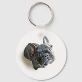 Franse bulldog Puppy Sleutelhanger (Voorkant)