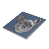Franse bulldog Puppy Tegeltje (Zijkant)