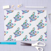 Franse Bulldog Puppy Tissuepapier (Craft)